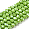 Electroplate Glass Beads Strands LS-EGLA-A034-P3mm-A28-1