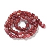 Natural Strawberry Quartz Beads Strands G-P497-01C-02-3