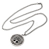 304 Stainless Steel Pendant Necklaces NJEW-C066-01P-2