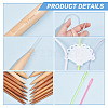 9Pcs Bamboo Circular Knitting Needles DIY-NB0010-86-5