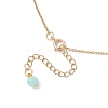 Natural Mixed Stone & Quartz Crystal Round Beaded Necklaces NJEW-JN05302-02-5