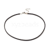 DIY Leather Choker Cord Necklace Making NJEW-JN03822-1