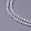 Cubic Zirconia Beads Strands G-F596-48I-2mm-3