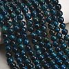 Grade AB Natural Tiger Eye Beads Strands G-F591-18-8mm-02-1