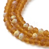 Imitation Jade Glass Beads Strands EGLA-A034-T2mm-MB04-4
