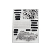 Transparent Clear Silicone Stamp/Seal SCRA-PW0009-09-1