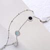 Minimalist Stainless Steel Cable Chain Multi-layered Bracelets BN6339-5
