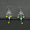 Ethnic Style Alloy Tassel Dangle Earrings WV5969-6-1