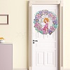 Wreath with Angel DIY Diamond Painting Wall Decoration Kits PW-WGD3FBA-01-3