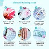 DIY 5D Beach Theme Pattern Canvas Diamond Painting Kits DIY-C021-02-6