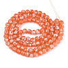 Baking Paint Glass Beads Strands DGLA-N015-8mm-04-2