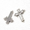 Titanium Steel Enamel Religion Connector Charms PW-WGCB49C-02-1