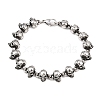 Halloween 304 Stainless Steel Link Chain Bracelets BJEW-D379-20A-AS-2