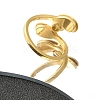 Textured Teardrop 304 Stainless Steel Finger Ring for Women RJEW-L126-16B-G-3