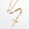PVD Vacuum Plating 304 Stainless Steel Pendant Necklaces NJEW-D281-24G-2