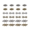 DICOSMETIC 24Pcs 6 Styles Alloy Snap Lock Clasps FIND-DC0005-13-8