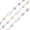 Handmade Shell & Crystal Beads Chains CHS-T006-09G-1-1