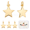 Beebeecraft 20Pcs Brass Pendants KK-BBC0004-22-1