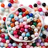 Opaque Acrylic Beads SACR-Q004-02E-2