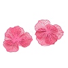 Spray Painted Iron Bead Caps IFIN-Z004-02F-2