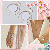 60Pcs 925 Sterling Silver Open Jump Rings STER-ME0001-13-5