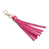 Imitation Leather with Light Gold Alloy Clasps Tassel Big Pendants Decorations AJEW-WH0223-28A-09-1