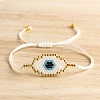 Glass Seeds Evil Eye Link Bracelet PW23030493291-1