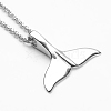 Stainless Steel Pendant Necklaces NJEW-JN02035-2