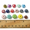 40Pcs Handmade Fancy Antique Glazed Porcelain Beads PORC-FS0001-04-5