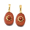 Natural Red Jasper Pendants G-T151-03I-1