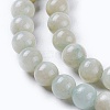 Natural Yellow Jade Beads Strands G-L508-20-6mm-2