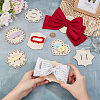 Wood Hair Clip Display Cards ODIS-BC0001-19A-3
