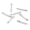 Tarnish Resistant 201 Stainless Steel Links Connectors STAS-B011-02A-P-2