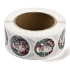 Christmas Round with Word Roll Stickers DIY-S045-01F-3