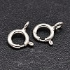 925 Sterling Silver Spring Ring Clasps STER-F014-06E-1