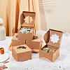 SUPERFINDINGS Individual Kraft Paper Cake Box BAKE-FH0001-02B-4