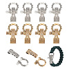 8 Sets 2 Colors Adjustable Alloy Screw Pin Shackle FIND-UN0003-72-1