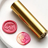 Double-Sided Engraving Wax Seal Brass Stamp AJEW-C031-02D-1