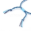 Adjustable Nylon Thread Braided Bead Bracelets BJEW-JB06058-04-3