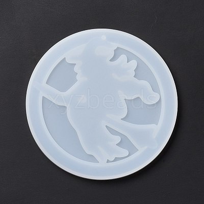 DIY Witch Pendant Silicone Statue Molds DIY-E049-01-1