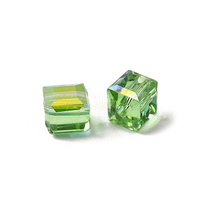 Electroplated Glass Beads EGLA-G040-01A-AB05-1
