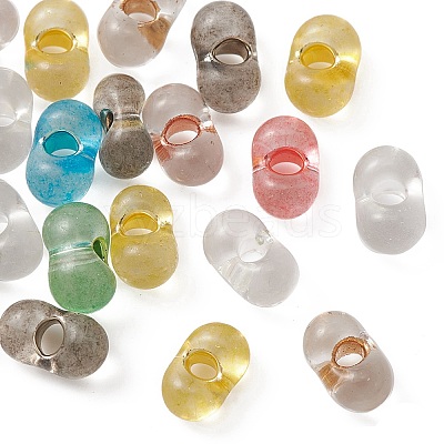 Czech Lampwork Beads/Gold Inlay Color LAMP-YW0001-09-1