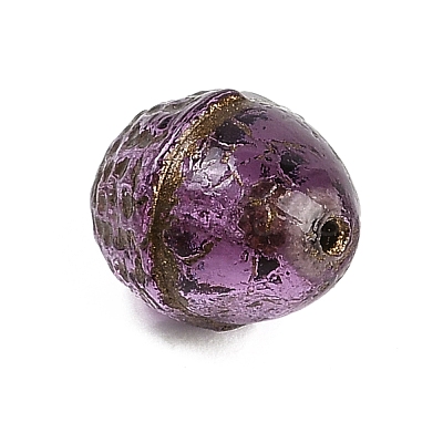Opaque Czech Glass Beads GLAA-NH0004-01D-1