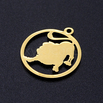 201 Stainless Steel Pendants STAS-S105-JN363-5-1