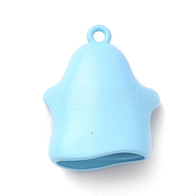 Halloween Spray Painted Alloy Pendants PALLOY-F296-02A-1