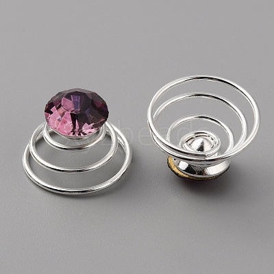 Fashion Iron Spirl Coils Hair Clip OHAR-WH0021-15A-1