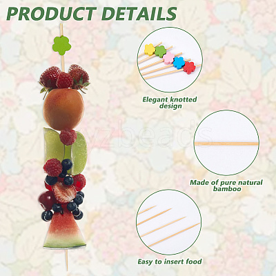 Disposable Bamboo Sticks AJEW-CN0003-68E-1