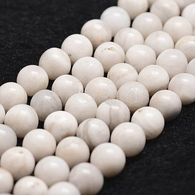Natural White Crazy Lace Agate Bead Strands X-G-D840-55-10mm-1