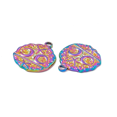 Ion Plating(IP) 304 Stainless Steel Pendants STAS-B031-28R-1