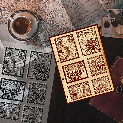 Custom PVC Plastic Clear Stamps DIY-WH0618-0120-1